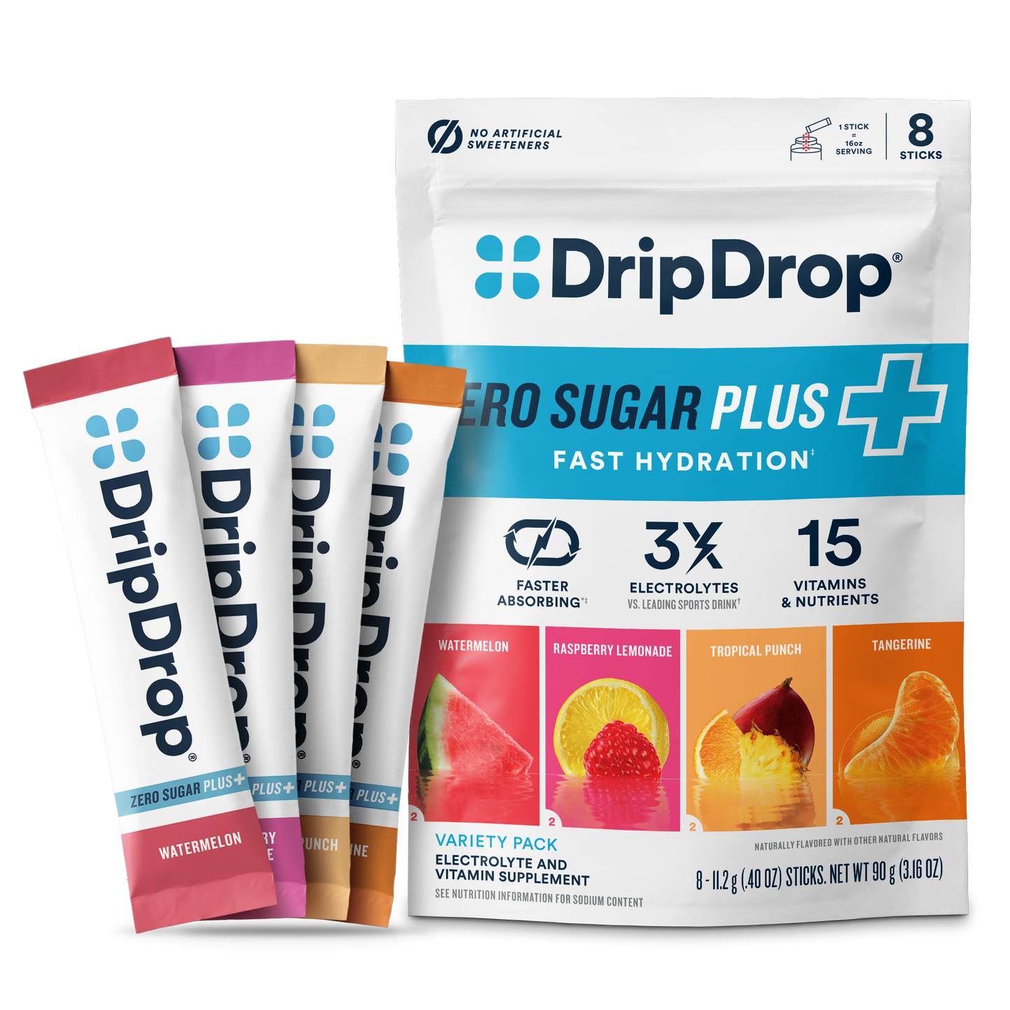 dripdrop-zero-sugar-plus-watermelon-tangerine-tropical-punch-raspberry-lemonade-16-oz-sticks-8-count-e2 Pouch_8ct_Front16ozSticks_VSPlus_Variety_A.png